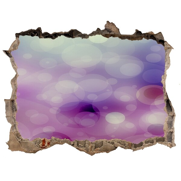 Hole in the wall sticker Colorful hole in the wall