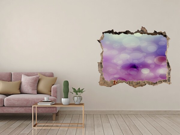 Hole in the wall sticker Colorful hole in the wall