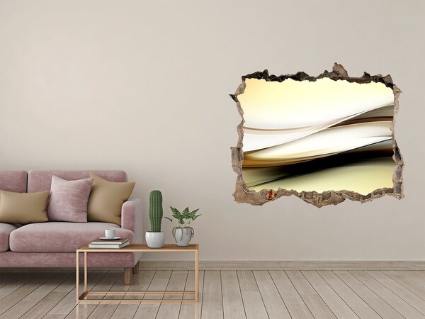 Hole wall sticker Abstract background