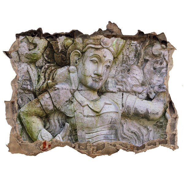 3D wall hole Stone sculpture