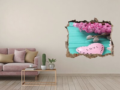 Hole wall sticker Without heart