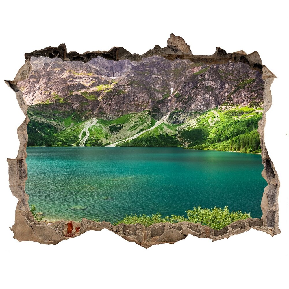 Hole in the wall decal Morskie Oko Tatry