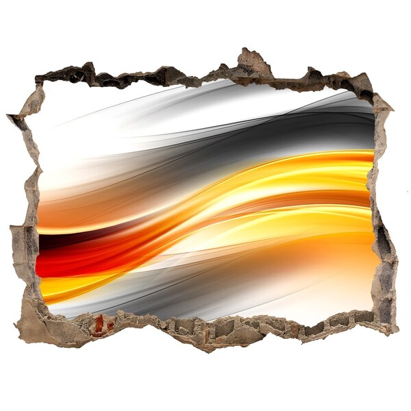 3D wall hole A breakthrough of colors in concrete