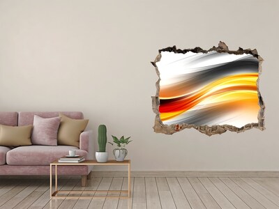 3D wall hole A breakthrough of colors in concrete