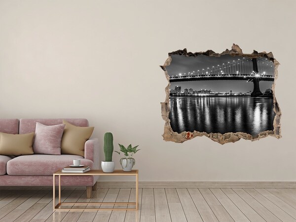 Hole in the wall decal Moroccan background