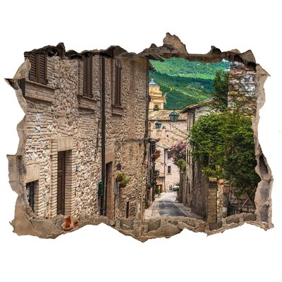 Hole in the wall sticker A charming town in Tuscany