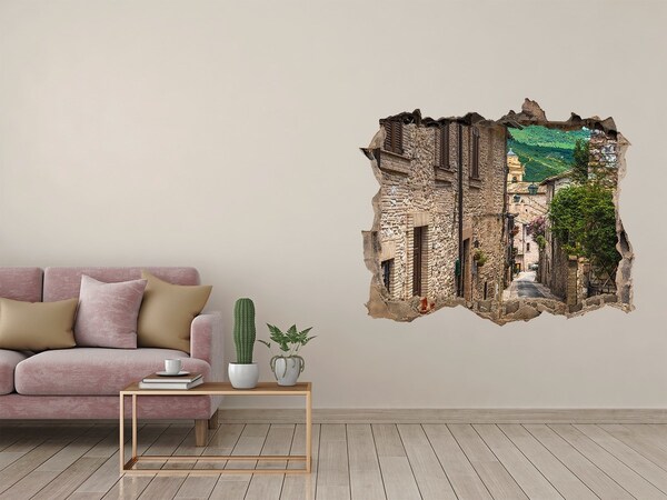 Hole in the wall sticker A charming town in Tuscany