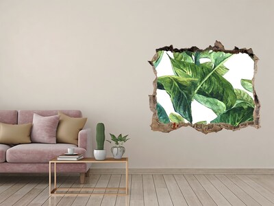 Hole in the wall sticker A green oasis in concrete