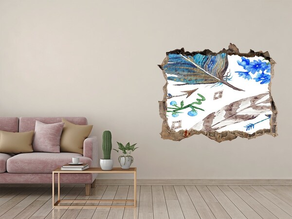 Hole in the wall sticker A mysterious oasis in the jungle