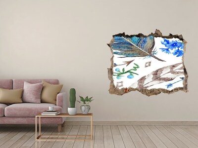 Hole in the wall sticker A mysterious oasis in the jungle