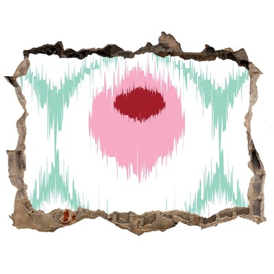 3D wall hole wallpaper Sound illusion in concrete