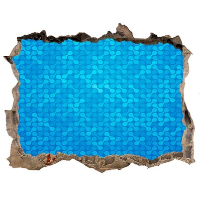 Hole in the wall decal Water Reflection