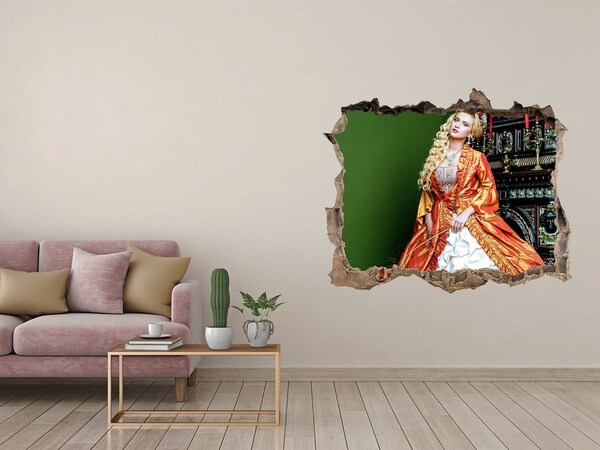 Hole wall sticker A royal ball in a historic interior