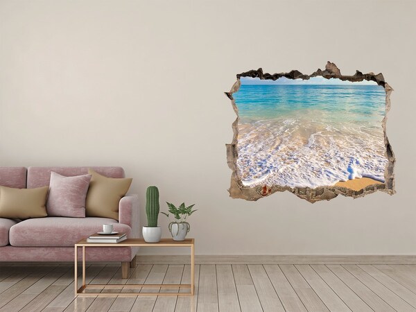 3D wall hole Wooden background