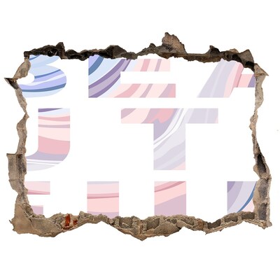 Hole wall sticker Graffiti-style interior