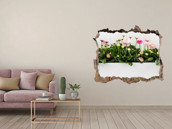 Hole in the wall decal Hole in the Wall Flower Garden