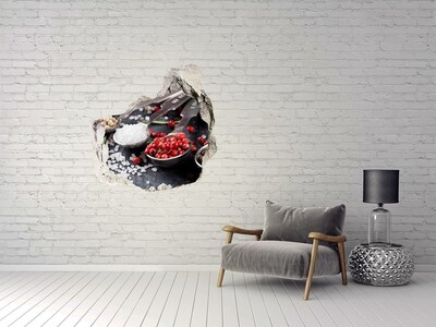 Hole in the wall decal Herbs and spices