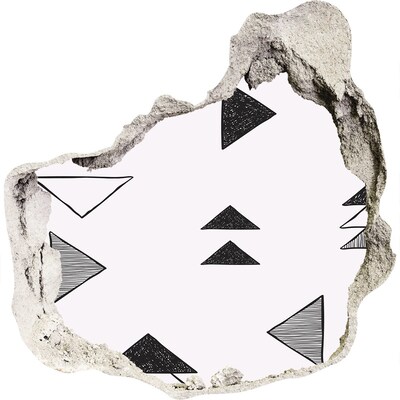 Hole in the wall decal Geometric Patterns on the Wall