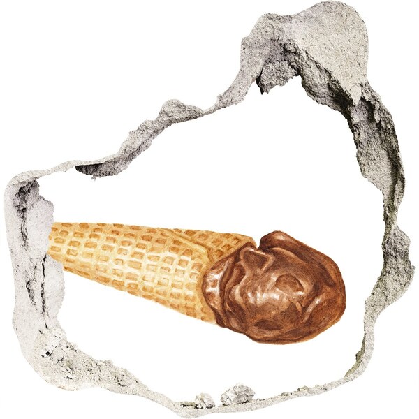 Hole wall sticker Hole-in-the-wall ice