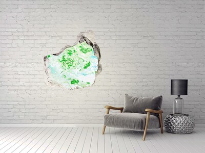 Hole wall sticker Abstract background