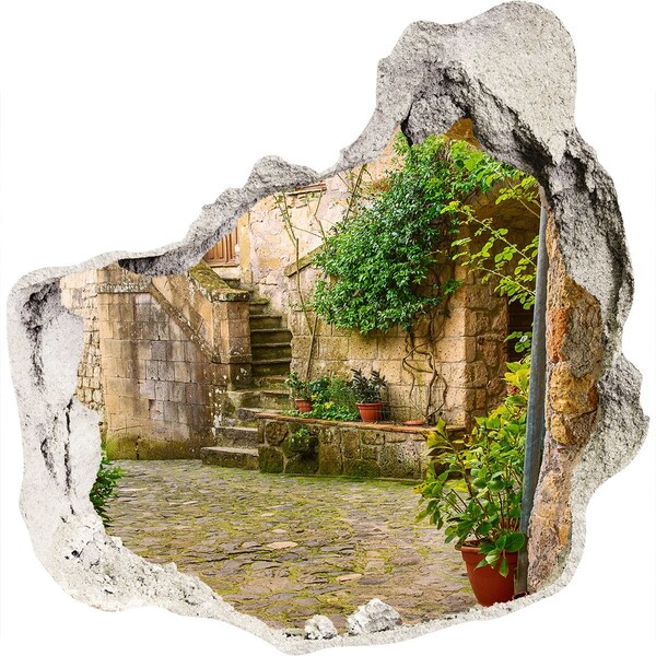 3D wall hole Charming street