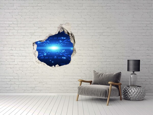 Hole wall sticker Three -dimensional background