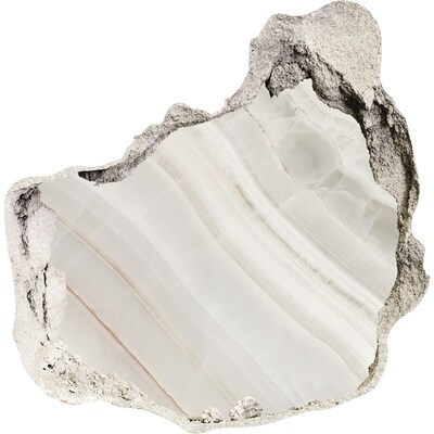 Hole in the wall decal Stone crack with alabaster