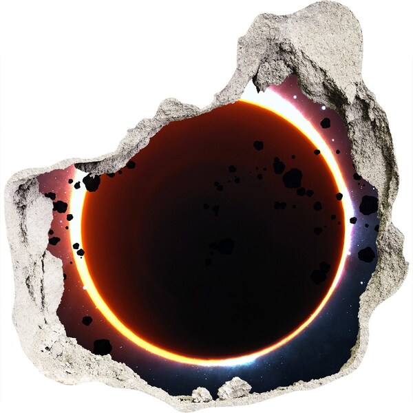 Hole in the wall sticker Cosmic abyss