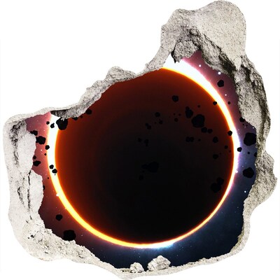 Hole in the wall sticker Cosmic abyss