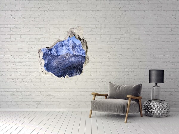 3D wall hole wallpaper Giewont Tatry