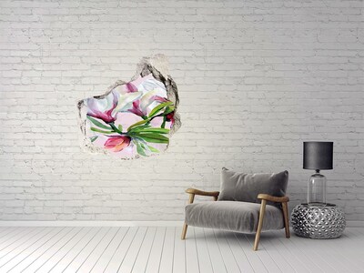 Hole wall sticker Magnolia flowers