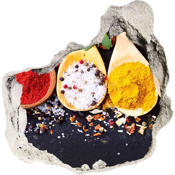 Hole wall sticker Spice paradise
