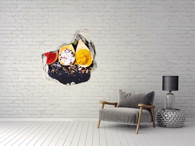 Hole wall sticker Spice paradise
