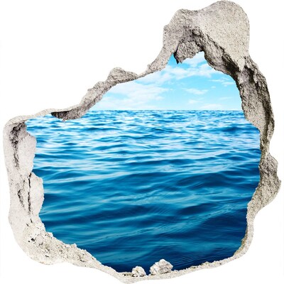 3D wall hole Ocean view
