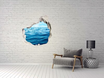 3D wall hole Ocean view