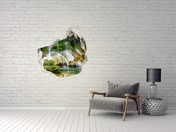 Hole wall sticker Waterfall