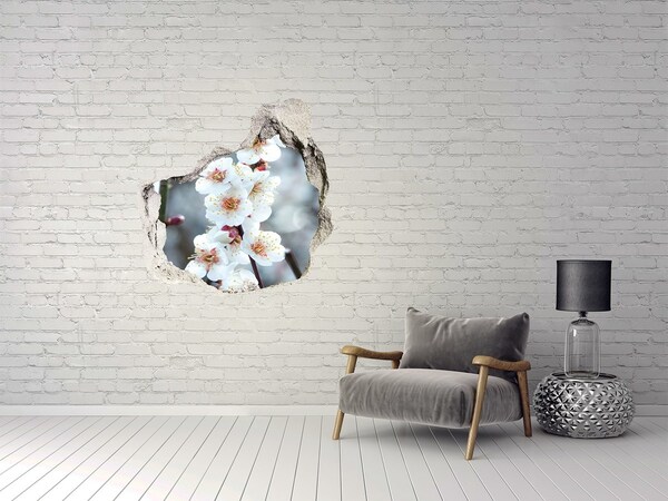 Hole wall sticker Cherry blossoms