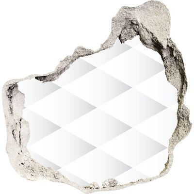 Hole in the wall decal Virtual space in the wall