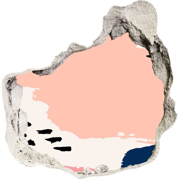 Hole in the wall decal A ruined wall overlooking the beach