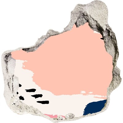 Hole in the wall decal A ruined wall overlooking the beach