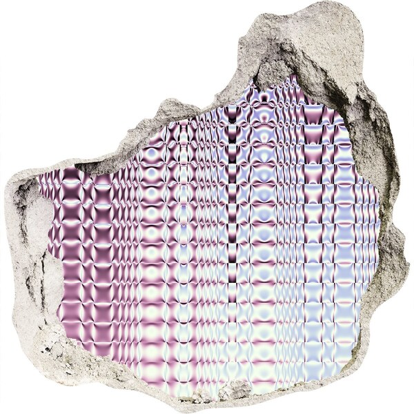 Hole in the wall sticker Reflection in the hole