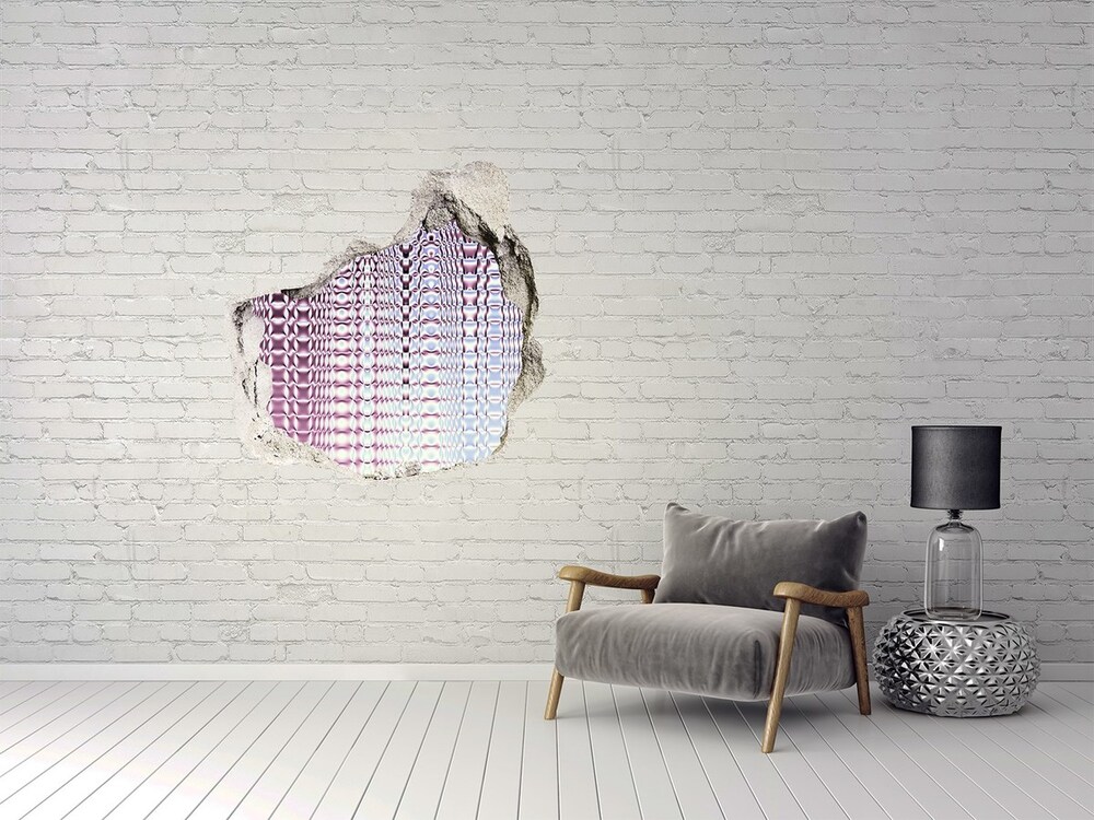 Hole in the wall sticker Fractal graphics