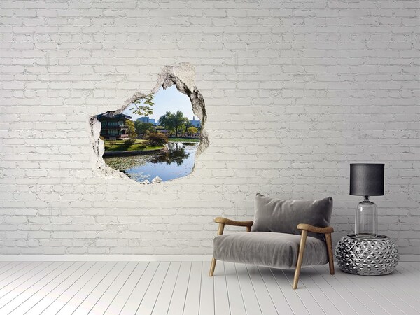 Hole in the wall decal South Korea