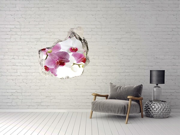 3D wall hole wallpaper A Hole-in-the-Wall Floral Oasis