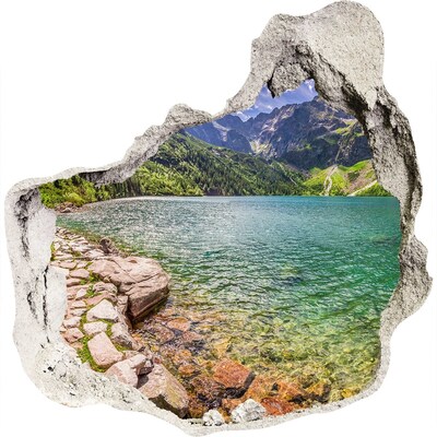 Hole in the wall decal Morskie Oko Tatry