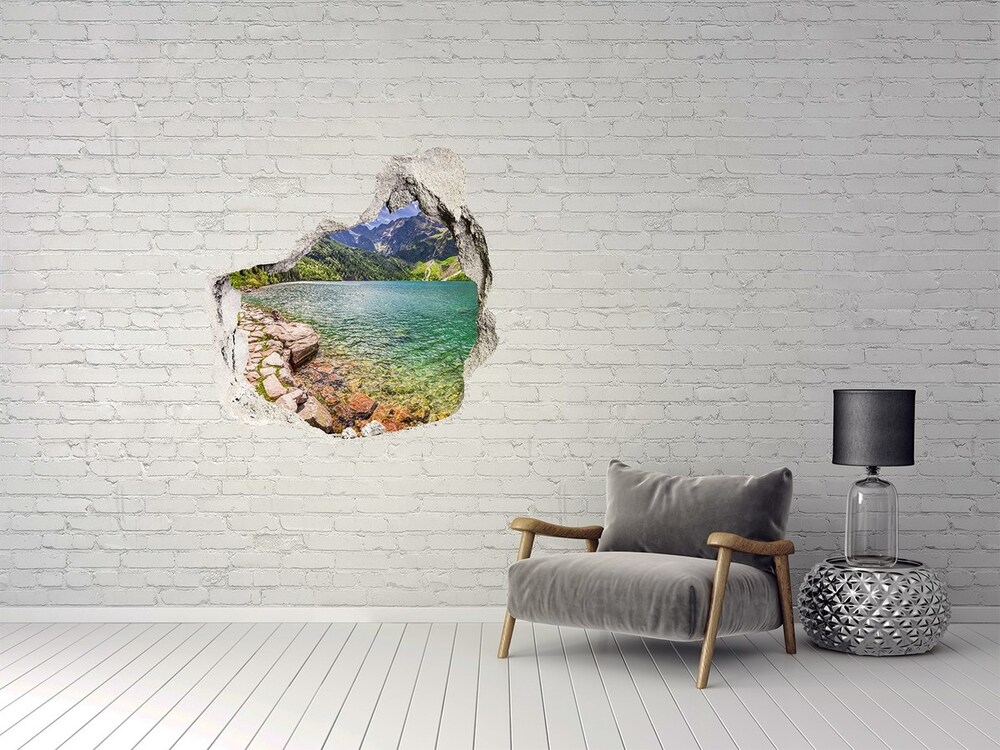 Hole in the wall decal Morskie Oko Tatry