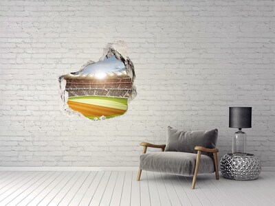 Hole in the wall sticker Poland stadium