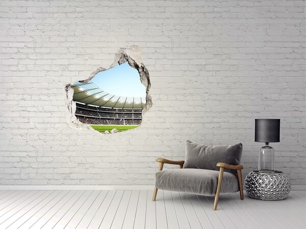 Hole in the wall decal France stadium