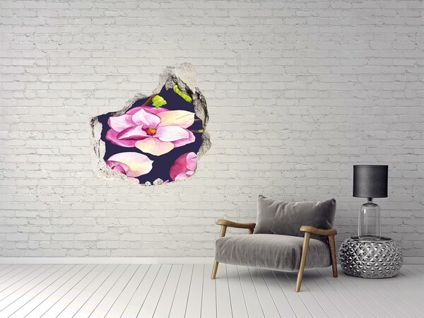 Hole in the wall sticker Magnolia