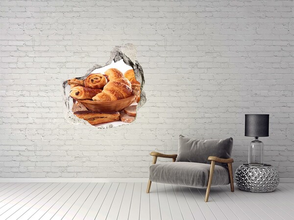 Hole in the wall sticker Bread